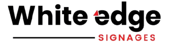 White Edge Signages Logo